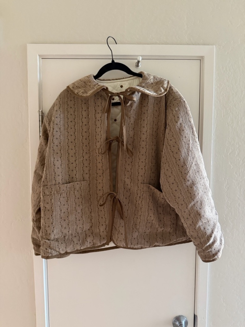 Reversible Tie-Front Jacket - Picture 4 of 4
